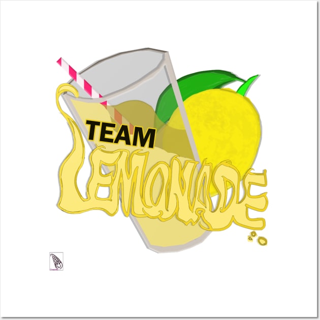 Team Lemonade - OG Colours Wall Art by Cheesetoken